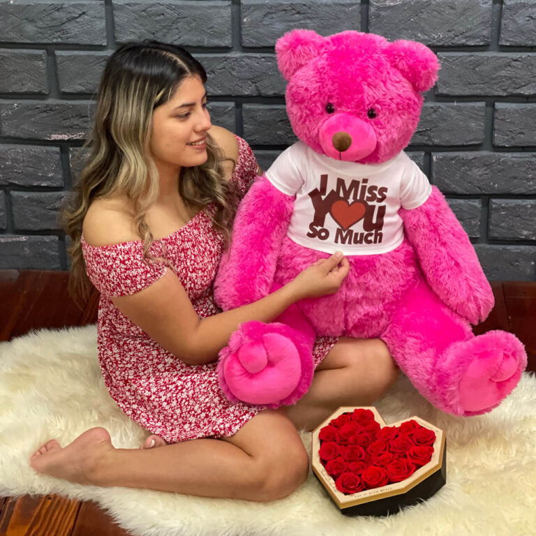 2ft_Hot_Pink_Tubs_Teddy_Bear__35994