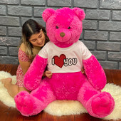 4ft_Huge_Hot_pink_TubsTeddy_Bear_Gift__41703